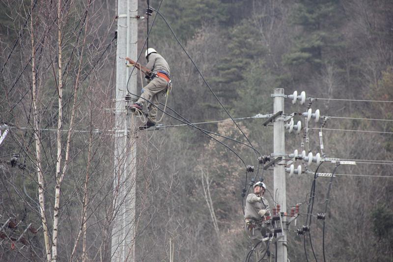 陜西地電留壩供電分公司：實(shí)施農(nóng)石線、索道線分網(wǎng)改造