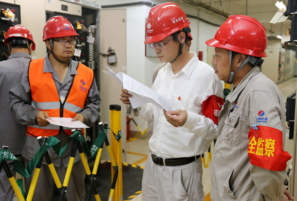 國家能源集團福建泉州熱電公司機組檢修安全員迎“月考”