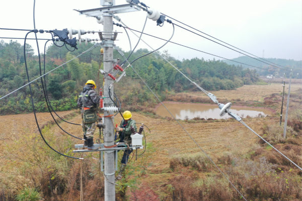 國網廣昌縣供電公司線路綜合整治 為冬季安穩(wěn)用電提供保障