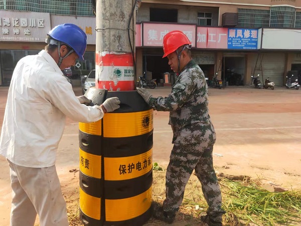 國網(wǎng)撫州市南豐縣供電公司：電桿換“神鎧”打造和諧安全用電