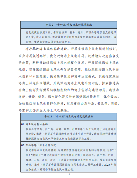 發(fā)改委、能源局等九部委聯(lián)合印發(fā)發(fā)布“十四五”可再生能源規(guī)劃！