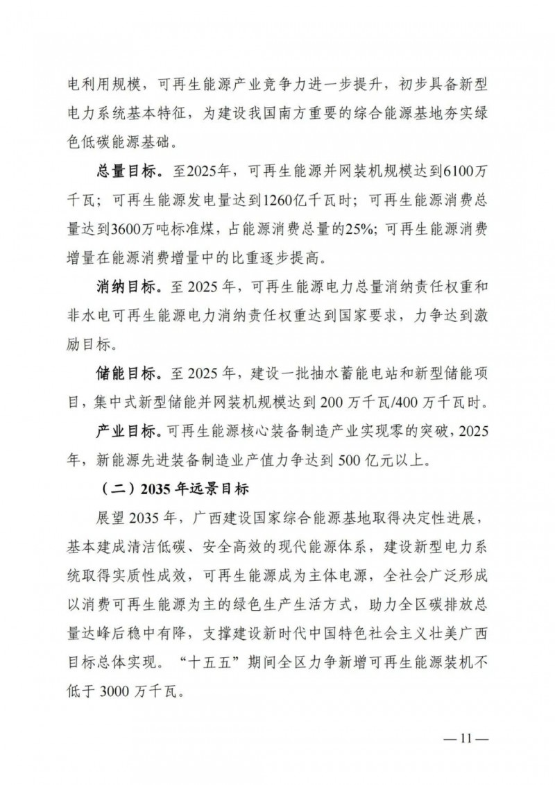 廣西“十四五”規(guī)劃：大力發(fā)展光伏發(fā)電，到2025年新增光伏裝機(jī)15GW！