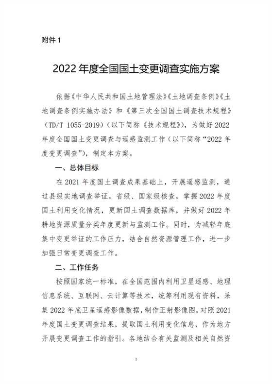 自然資源部：啟動2022年全國國土變更調(diào)查，梳理占用耕地情況