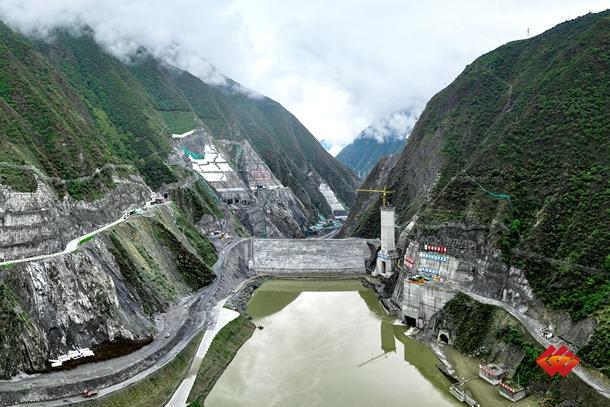 大渡河金川水電站大壩填筑全面啟動